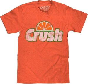 Tee Luv Men's Faded Orange Crush Shirt