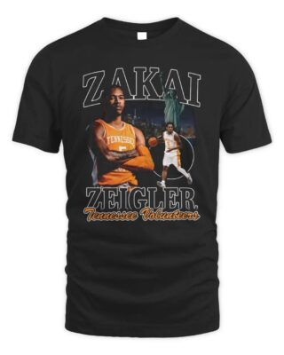 Tennessee Basketball Zakai Zeigler Vintage 2024 Shirt