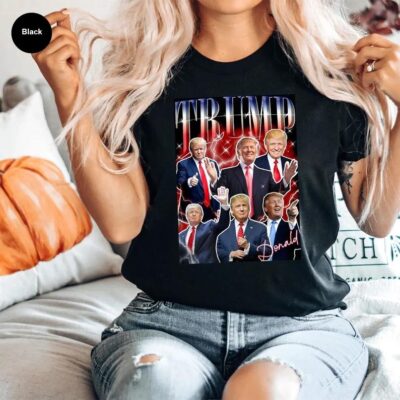 Vintage 90s Bootleg Donald Trump Shirt Trump 2024 Shirt