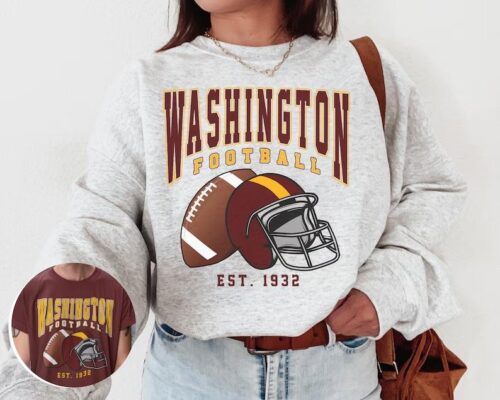 Washington Football Est 1932 Crewneck Shirt