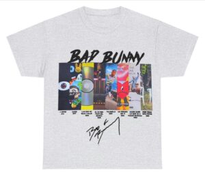 Bad Bunny Latin Music Merch Graphic Tee