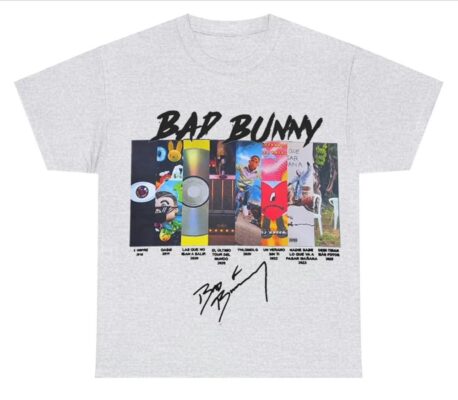 Bad Bunny Latin Music Merch Graphic Tee