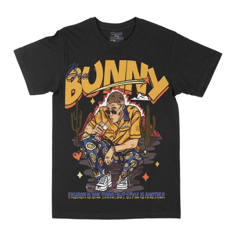 Bad Bunny Style Graphic Shirt