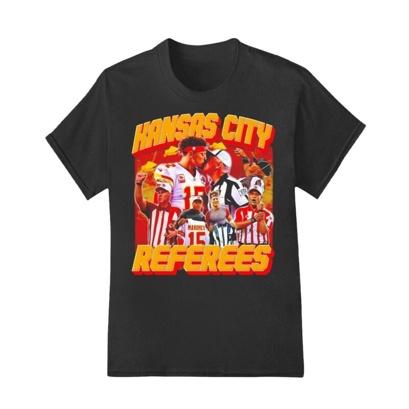 Kansas City Chiefs referees kiss shirt