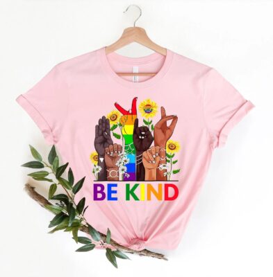 Be Kind Sign Language Be Kind Rainbow Shirt 4 Be Kind Sign Language Be Kind Rainbow Shirt