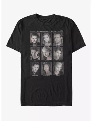 Buffy The Vampire Slayer Faces T-Shirt 2 Buffy The Vampire Slayer Faces T-Shirt