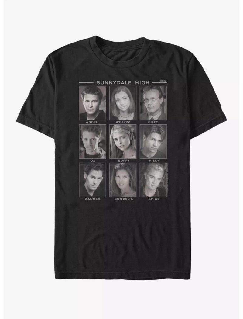 Buffy The Vampire Slayer Faces T-Shirt