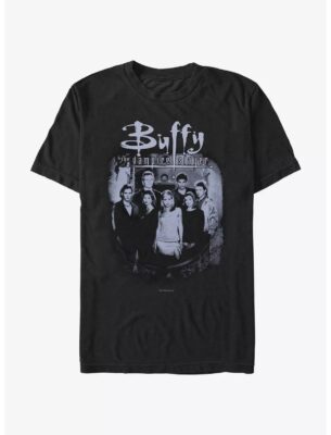 Buffy The Vampire Slayer Group Poster T-Shirt 2 Buffy The Vampire Slayer Group Poster T-Shirt