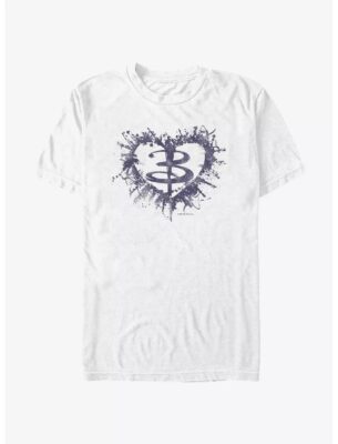 Buffy The Vampire Slayer Heart Logo T-Shirt 2 Buffy The Vampire Slayer Heart Logo T-Shirt