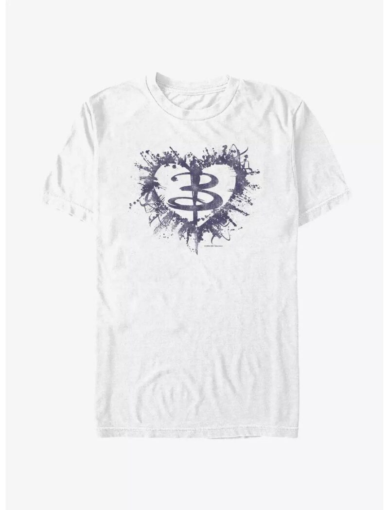 Buffy The Vampire Slayer Heart Logo T-Shirt
