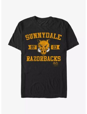 Buffy The Vampire Slayer Razorbacks T-Shirt 2 Buffy The Vampire Slayer Razorbacks T-Shirt