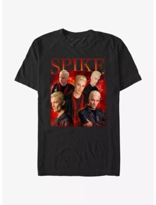 Buffy The Vampire Slayer Spike Retro Montage T-Shirt 2 Buffy The Vampire Slayer Spike Retro Montage T-Shirt