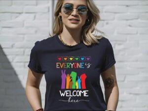 Everyone Is Welcome Here LGBT Shirt