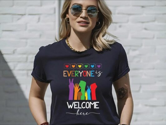 Everyone Is Welcome Here Lgbt Shirt 4 Everyone Is Welcome Here LGBT Shirt