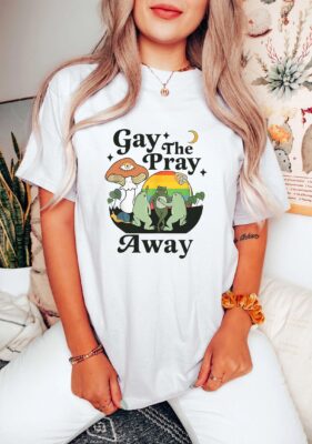 Gay The Pray Away Gay Frog Shirt 6 Gay the pray away Gay frog shirt