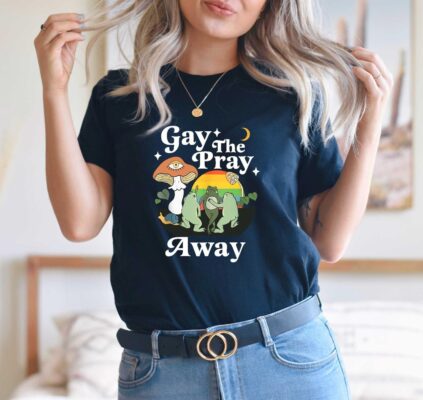 Gay The Pray Away Gay Frog Shirt 7 Gay the pray away Gay frog shirt