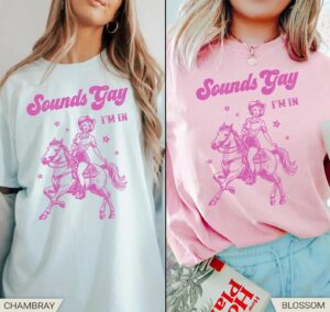 Lesbian Western Pride Progress Pride Shirt