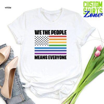 Lgbt Pride Parade We The People Means Everyone Shirt 5 LGBT Pride Parade We The People Means Everyone Shirt