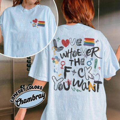 Lgbtq Love Pride Month Comfort Colors Shirt 5 LGBTQ Love Pride Month Comfort Colors Shirt