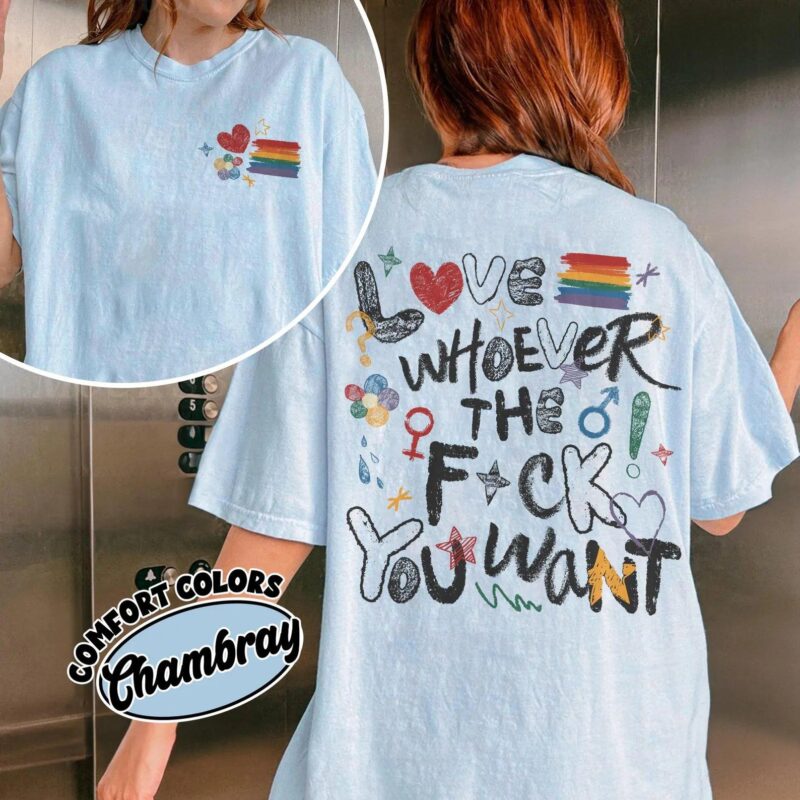 LGBTQ Love Pride Month Comfort Colors Shirt